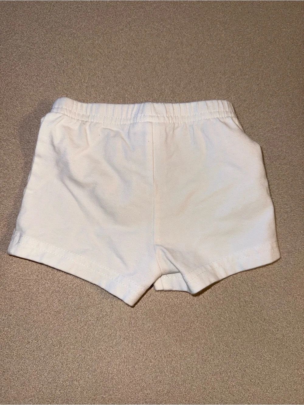 Carter’s Baby Girl Tumbling Shorts Size 3 months White